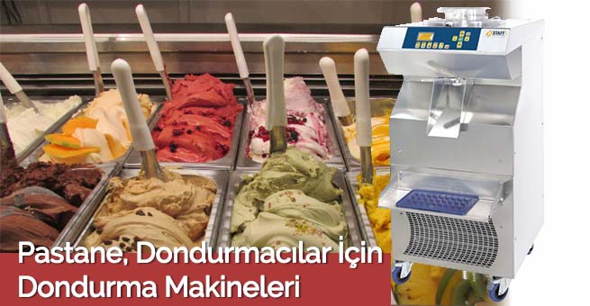 Pastane, Dondurmacılar İçin Dondurma Makineleri